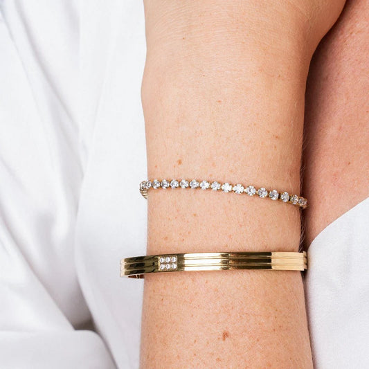 Riviera Puket Adjustable Bracelet 18k Gold Plated